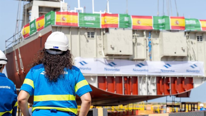 Colocación de la quilla para la primera corbeta del segundo programa firmado con Arabia Saudí. | NAVANTIA ep colocacion de la quilla para la primera corbeta del segundo programa firmado con arabia saudi