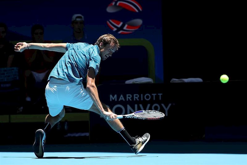 ep daniil medvedev jugando para rusia en la atp cup