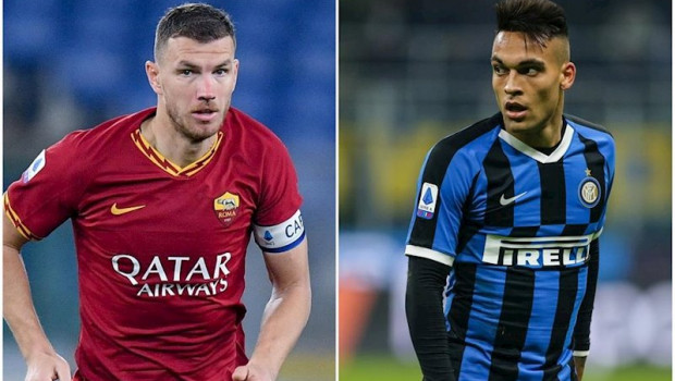 ep dzeko roma y lautaro inter