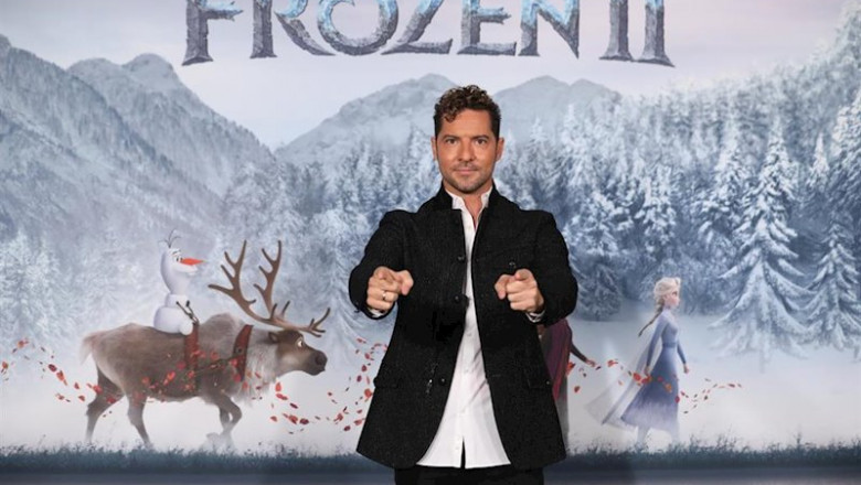 ep el cantante david bisbal posa en un photocall de frozen ii donde es interprete de muchos de los ep el cantante david bisbal posa en un photocall de frozen ii donde es interprete de muchos de los