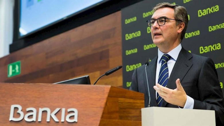 ep el consejero delegado de bankia jose sevilla durante la presentacion de resultados de 2019