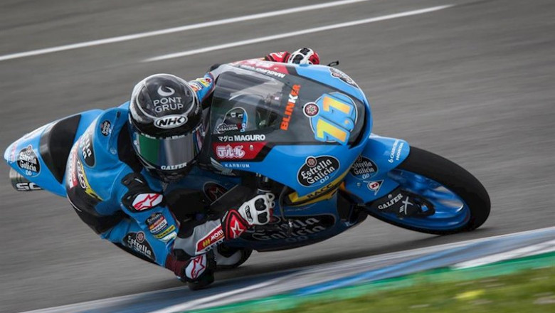 ep el piloto espanol de moto3 sergio garcia