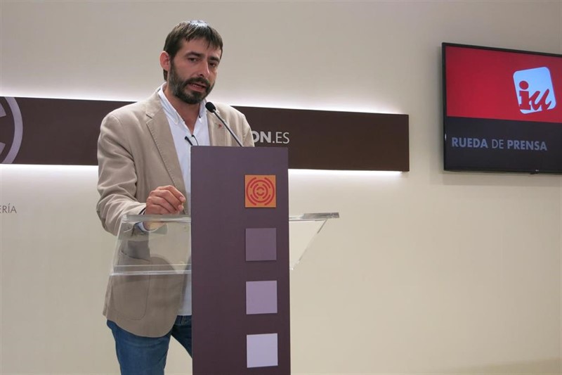 ep el portavoz de iu alvaro sanz