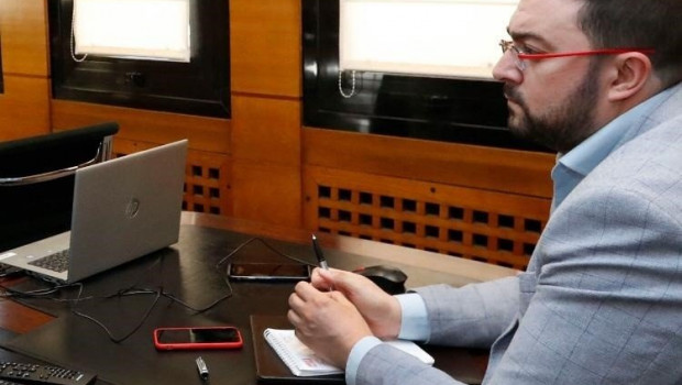 ep el secretario general de la fsa-psoe y presidente de asturias adrian barbon