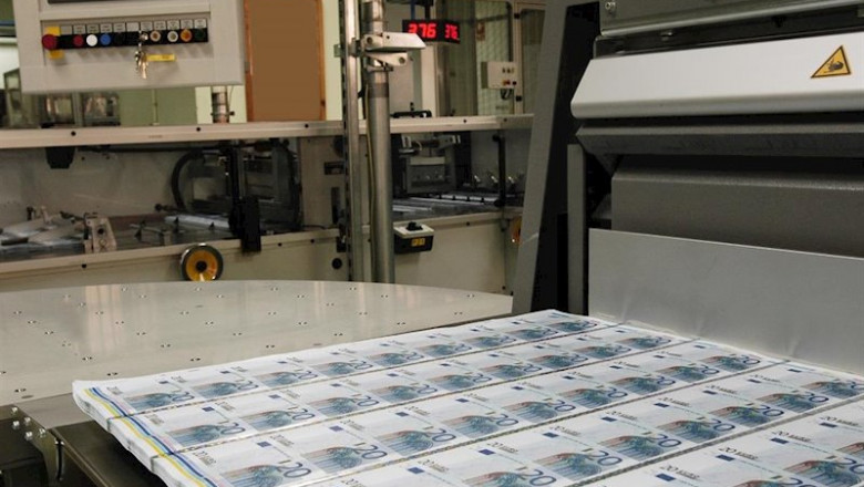 ep fabricacion de billetes de euros en la fabrica nacional de moneda y timbre
