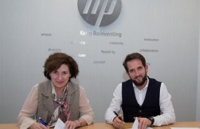 ep helena herrero hp y raul berdones secuoya firmanacuerdocolaboracion