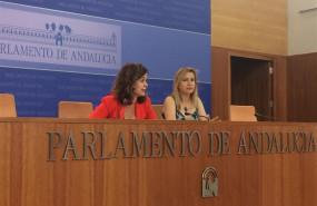 ep imagen de archivo de esperanza gomez y carmen lizarraga como portavoces adjuntas de podemos