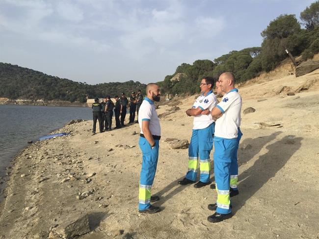 Imagen de efectivos del SUMMA en el pantano de San Juan | EMERGENCIAS 112 COMUNIDAD DE MADRID ep imagenefectivossummapantanosan juan