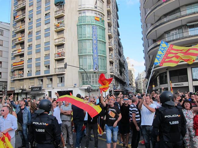 Imagen de la manifestación en València | EUROPA PRESS ep imagenla manifestacionvalncia