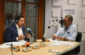 ep juanma moreno este miercoles durante la entrevista