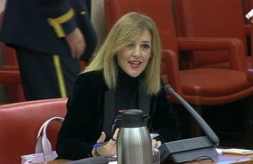 ep la diputada de vox por malaga patricia rueda durante su intervencion en la reunion de la