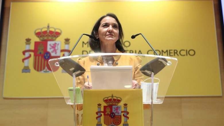 ep la ministra de industria comercio y turismo reyes maroto en una imagen de archivo en madrid