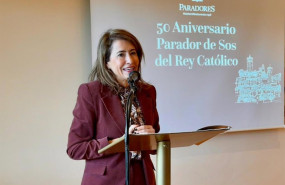 ep la presidenta de paradores raquel sanchez ha anunciado una inversion en el parador de sos del rey