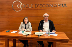 ep la presidenta del cercle deconomia teresa garcia mil y el director general miquel nadal