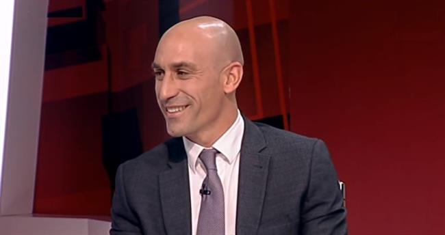 Luis Rubiales en Zona Mixta de 24 horas | EUROPA PRESS ep luis rubialeszona mixta24 horas