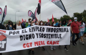 ep manifestacion contra el cierre de la planta de airbus puerto real