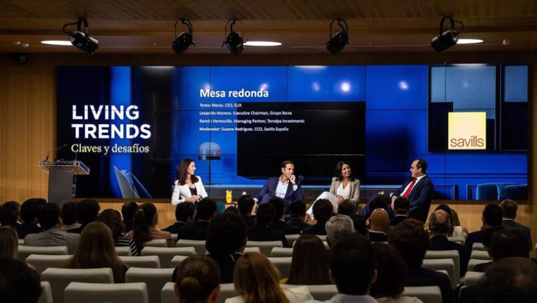 Mesa redonda de Savills durante el evento 'Living Trends'. | SAVILLS ep mesa redonda de savills durante el evento living trends