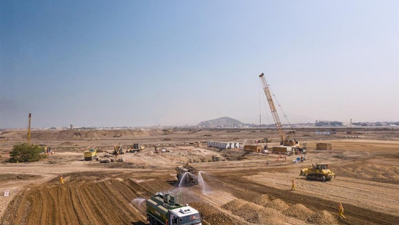 Obras de la torre del Aeropuerto de Lima | ACCIONA - Archivo ep obras de la torre del aeropuerto de lima