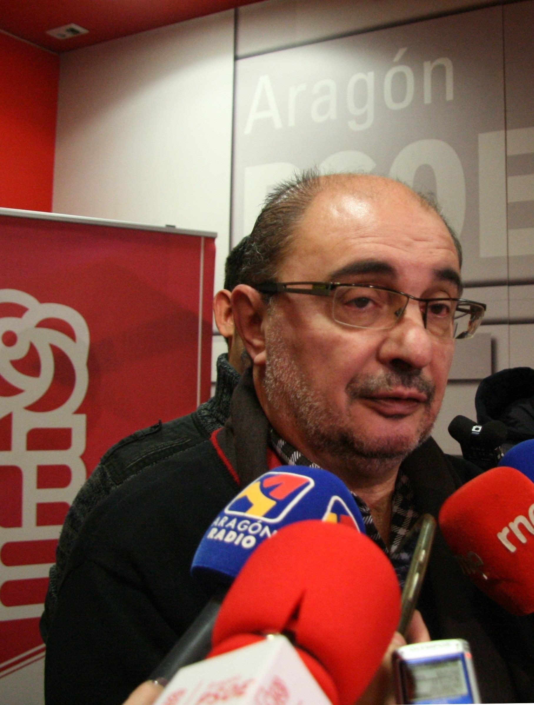 El presidente del Gobierno de Aragón, Javier Lambán. | EUROPA PRESS ep presidentegobiernoaragon javier lamban 20171203134802