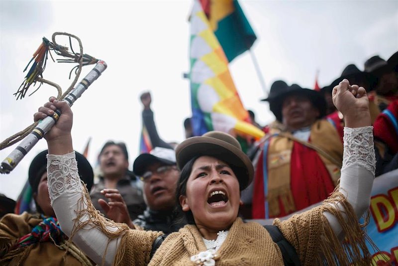ep protestas en bolivia