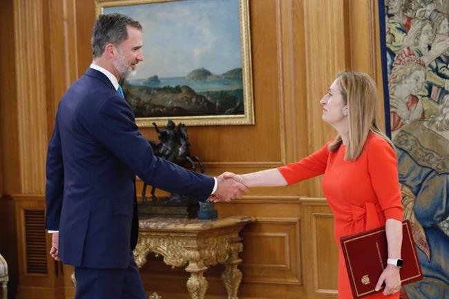 El Rey recibe a la presidenta del Congreso | TWITTER CASA DEL REY ep rey recibela presidentacongreso