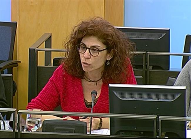 Rosana Alonso, diputada de Podemos por Cantabria, en el Congreso | PODEMOS - Archivo ep rosana alonso diputadapodemoscantabria encongreso