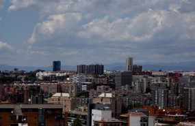 ep vista de la ciudad desde el parque de las siete tetas a 12 de junio de 2024 en madrid espana