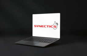 dl synectics aim cybersecurity security surveillance systems technology digital developer logo dl synectics aim cybersecurity security surveillance systems technology digital developer logo