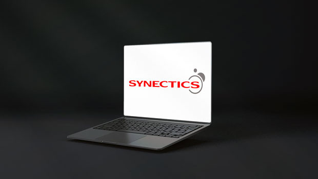 dl synectics aim cybersecurity security surveillance systems technology digital developer logo