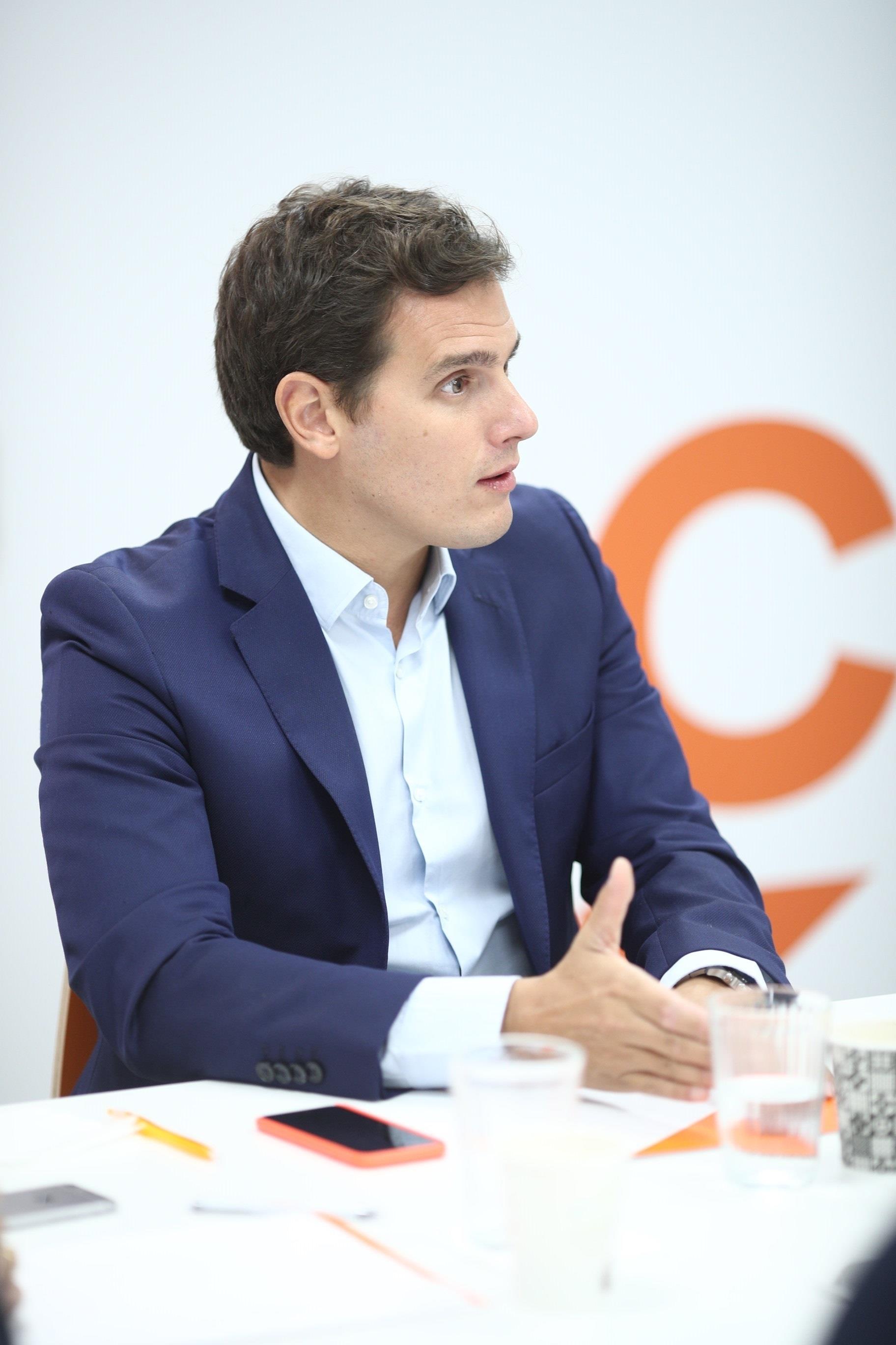 Albert Rivera preside la reunión de la Ejecutiva de Ciudadanos | EUROPA PRESS ep albert rivera presidereunionla ejecutivaciudadanos