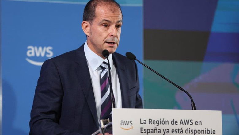 Archivo - El director general de AWS para Iberia, Miguel Álava | Isabel Infantes - Europa Press - Archivo ep archivo el director general de aws para iberia miguel alava