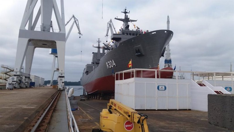 Botadura del buque logístico de la Armada australiana 'Stalwart' en Navantia | CEDIDA - Archivo ep botadura del buque logistico de la armada australiana stalwart en navantia