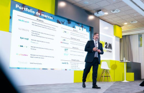 ep el ceo de w2m gabriel subias en una rueda de prensa en el marco de fitur 2026