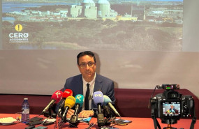ep el director de la central nuclear de almaraz rafael campos en rueda de prensa para informar de