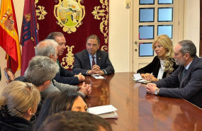 ep el ministro de agricultura pesca y alimentacion luis planas durante su visita a aracena huelva