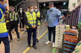 ep el ministro de agricultura pesca y alimentacion luis planas visita mercamadrid