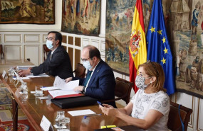 ep el ministro de politica territorial y funcion publica miquel iceta en la reunion mantenida con