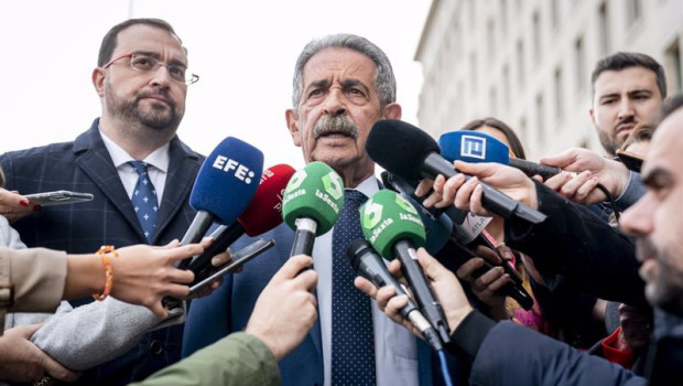 ep el presidente de cantabria miguel angel revilla atiende a medios a su llegada a una reunion con