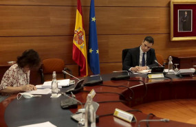 ep el presidente del gobierno pedro sanchez d y la vicepresidenta primera del gobierno y ministra de
