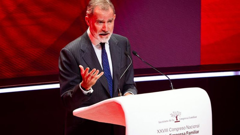ep el rey felipe vi durante la inauguracion del xxviii congreso nacional de la empresa familiar en 20251020202003