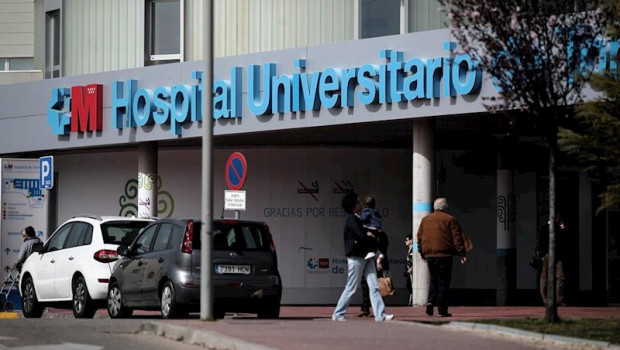 ep entrada al hospital universitario de torrejon donde se encuentran ingresados los dos nuevos ep entrada al hospital universitario de torrejon donde se encuentran ingresados los dos nuevos