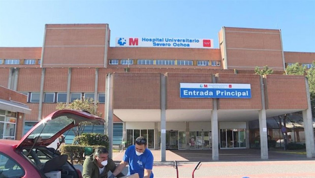 ep imagen del hospital severo ochoa de leganes que este domingo 29 de marzo ha recibido 800