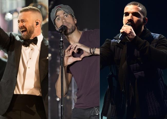 Justin Timberlake, Enrique Iglesias y Drake/ Cordon Press | JUSTIN TIMBERLAKE, ENRIQUE IGLESIAS Y DRAKE/ CORDO ep justin timberlake enrique iglesiasdrake cordon press