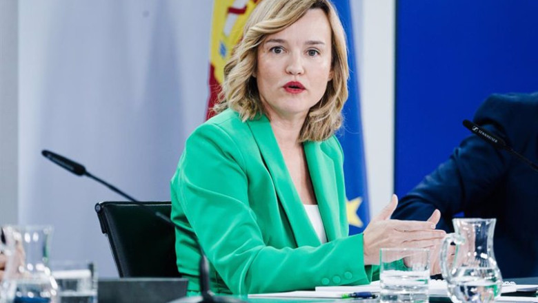ep la ministra de educacion fp y deportes y portavoz el gobierno pilar alegria ep la ministra de educacion fp y deportes y portavoz el gobierno pilar alegria