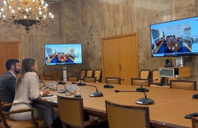ep la ministra para la transicion ecologica y el reto demografico sara aagesen y el secretario de