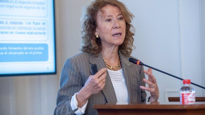 ep la subgobernadora de banco de espana margarita delgado durante su intervencion en el xli ep la subgobernadora de banco de espana margarita delgado durante su intervencion en el xli