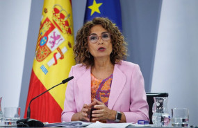 ep la vicepresidenta primera del gobierno y ministra de hacienda maria jesus montero este martes en