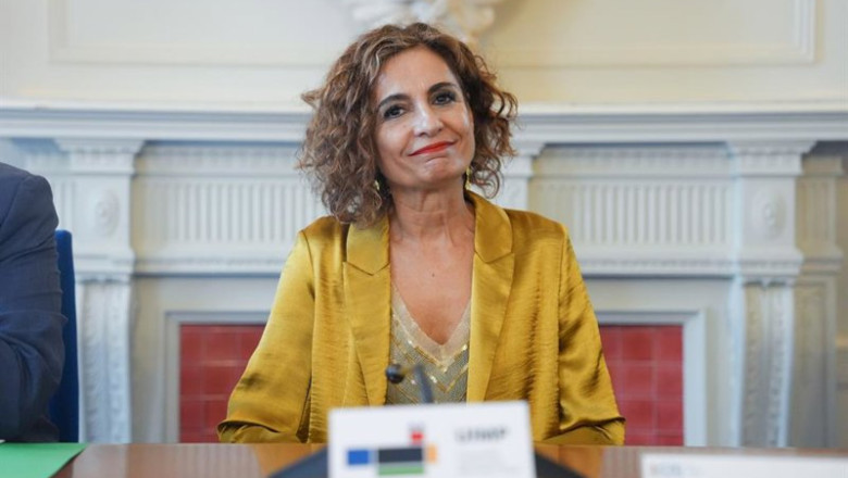 ep la vicepresidenta primera del gobierno y ministra de hacienda maria jesus montero la clausura de