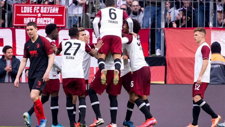 ep los jugadores del bayern celebran un gol ep los jugadores del bayern celebran un gol