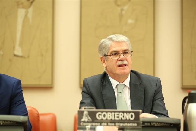 El ministro de Exteriores, Alfonso Dastis, comparece en el Congreso | EUROPA PRESS ep ministroexteriores alfonso dastis comparececongreso